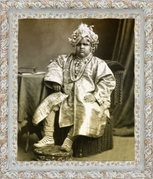 The Maharajah of Kapurthala when hi was a child