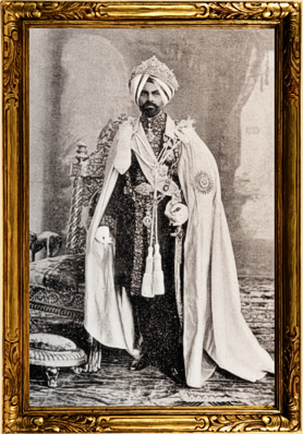 H.R.H. The Maharajah of Kapurthala, my husband.